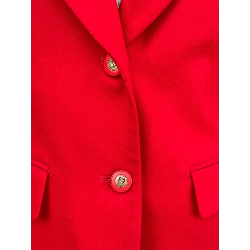 Pendleton Womens Classic Solid Red Blazer Jacket … - image 2